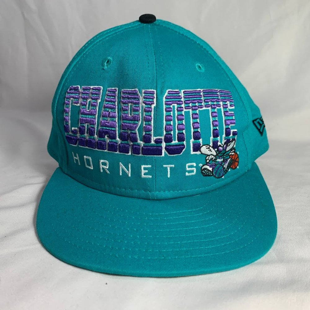Charrlotte Hornets New Era Hat Adult Teal